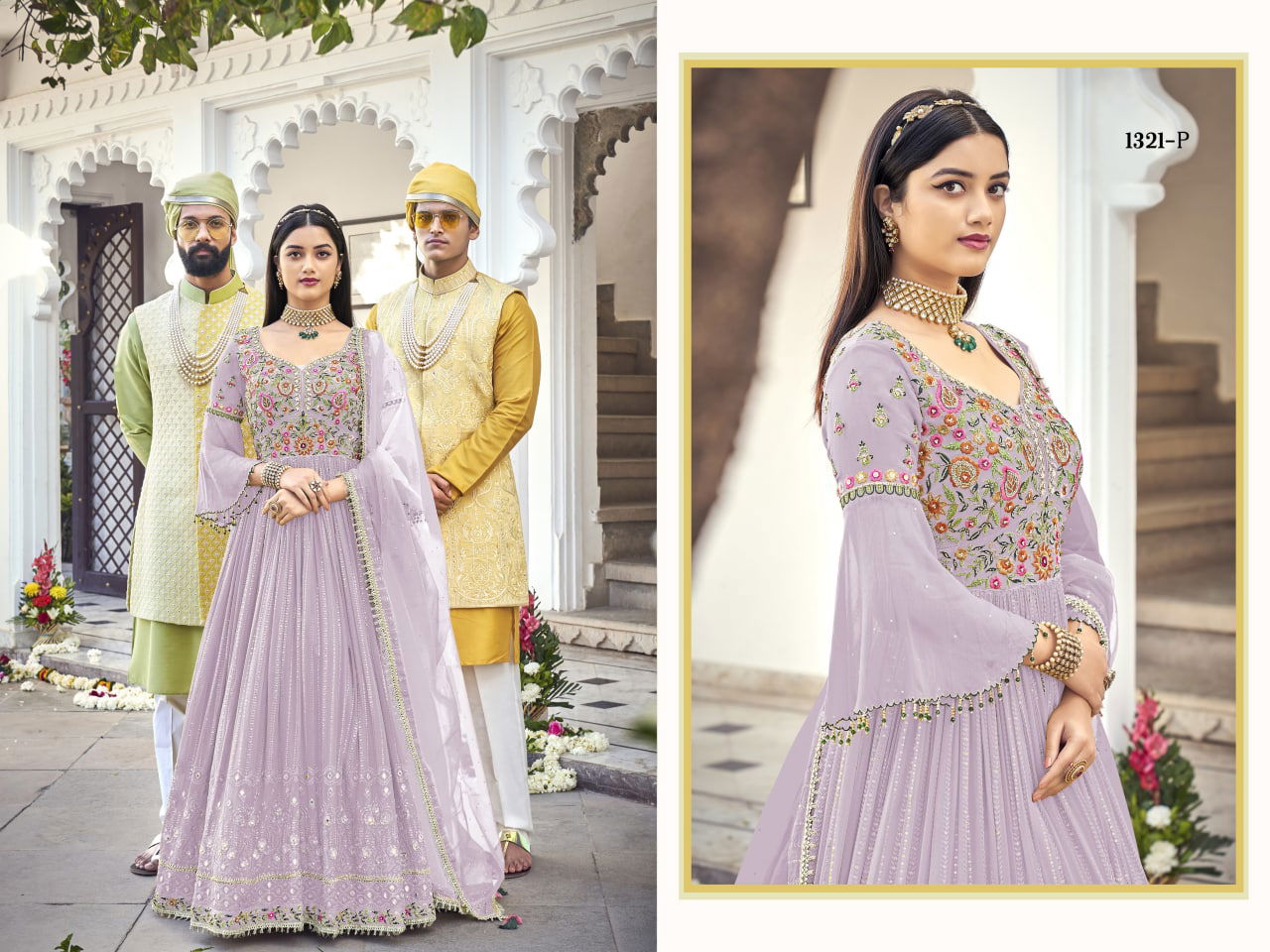 1321 Master Color Set Wedding Salwar Suits Catalog